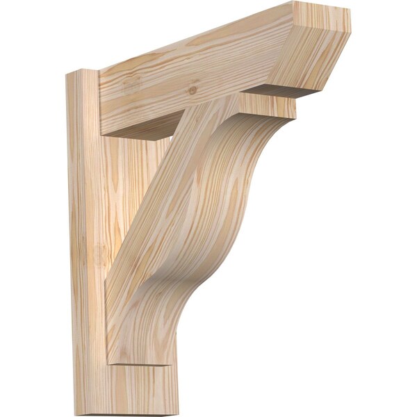 Ekena Millwork Funston Slat Smooth Outlooker, Douglas Fir, 5 1/2"W x 18"D x 18"H OUT06X18X18FST06SDF - main